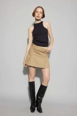 Oval SquareParty Tank - Black -AGOLDE Store Oval Square Party Tank Black 20230815210757