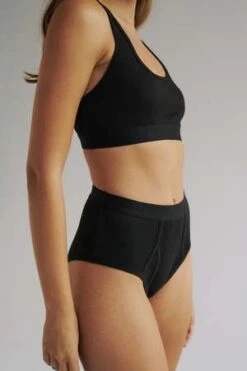 Mai PetitMai Petit Peri Top - Black -AGOLDE Store PERI TOP BLACK 20230731190742