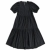 Ali GoldenPuff Sleeve Dress - Black -AGOLDE Store PUFF SLEEVE DRESS BLACK 20220505041202