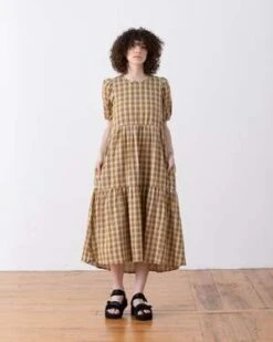 Ali GoldenPuff Sleeve Dress - Black -AGOLDE Store PUFF SLEEVE DRESS BLACK 20220505041202 2