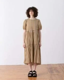 Ali GoldenPuff Sleeve Dress - Black -AGOLDE Store PUFF SLEEVE DRESS BLACK 20220505041202 3