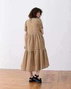 Ali GoldenPuff Sleeve Dress - Black -AGOLDE Store PUFF SLEEVE DRESS BLACK 20220505041203 3