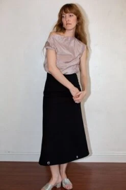 PARIS GEORGIAParis Georgia Everyday Skirt - Black