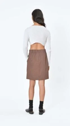 Issey MiyakePeel Skirt - Brown -AGOLDE Store Peel Skirt in Brown 20220901172705 2