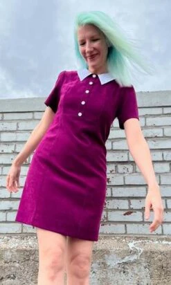 Birds Of North AmericaPeep Dress - Mulberry -AGOLDE Store Peep Dress Mulberry 20230713004634 1