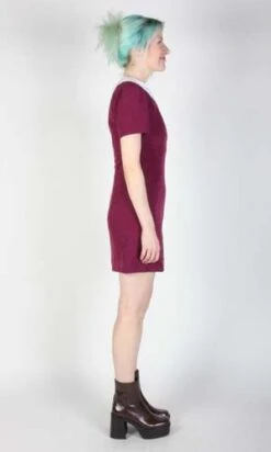 Birds Of North AmericaPeep Dress - Mulberry -AGOLDE Store Peep Dress Mulberry 20230713004635 3