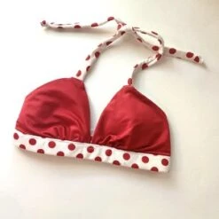 Frankie FourPenny Top - Red/White Dot