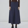 DiartePilu Recycled Cotton Skirt - Navy