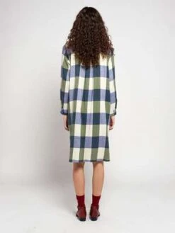 Bobo ChosesPlaid Check Shirt Dress -AGOLDE Store Plaid Check Shirt Dress 20230823074638 3
