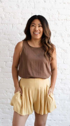 PromesaPleated Skort - Butter