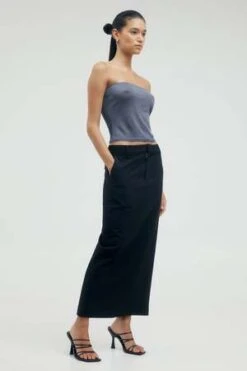 Third FormProtocol Tailored Maxi Skirt - Raven -AGOLDE Store Protocol Tailored Maxi Skirt Raven 20230816232006 1