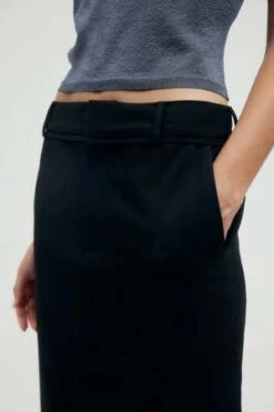 Third FormProtocol Tailored Maxi Skirt - Raven -AGOLDE Store Protocol Tailored Maxi Skirt Raven 20230816232007