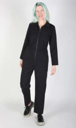 Birds Of North AmericaRain Crow Jumpsuit - Black -AGOLDE Store Rain Crow Jumpsuit Black 20230713004810 2
