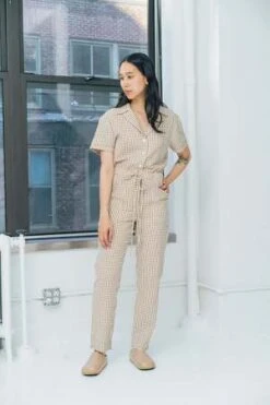 RUJUTA SHETHRay Jumpsuit - Tawny Chex