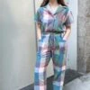 RUJUTA SHETHRay Jumpsuit - Watercolor Chex 1 RUJUTA SHETHRay Jumpsuit - Watercolor Chex -AGOLDE Store Ray Jumpsuit Watercolor Chex 20230524085634