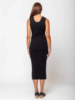 Lauren ManoogianRib Tank Dress - Black Melange -AGOLDE Store Rib Tank Dress Black Melange 20230824045624 2