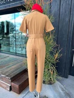 Rita RowCesca Jumpsuit - Mustard -AGOLDE Store Rita Row Cesca Jumpsuit Mustard 20221212222235 1
