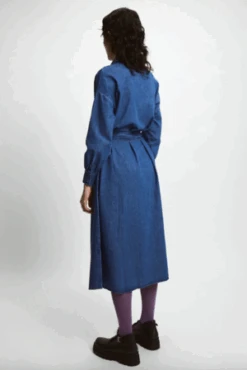 Rita RowHolli Dress - Denim -AGOLDE Store Rita Row Holli Dress Denim 20231030083900