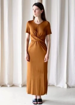 Rita RowMargaret Dress - Camel -AGOLDE Store Rita Row Margaret Dress Camel 20230406170221 1