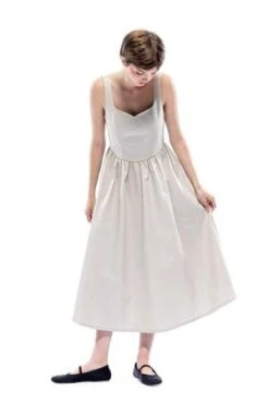 Toit VolantRita Tank Dress - Stone -AGOLDE Store Rita Tank Dress in Stone Toit Volant 20230616175725 2