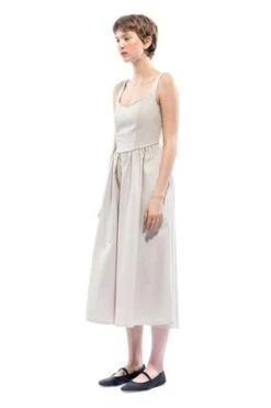 Toit VolantRita Tank Dress - Stone -AGOLDE Store Rita Tank Dress in Stone Toit Volant 20230616175725