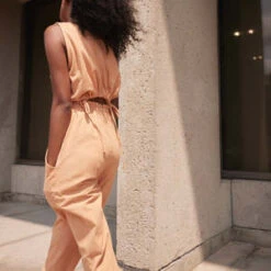 Eve GravelRomulus Jumpsuit - Bubblegum -AGOLDE Store Romulus Jumpsuit Bubblegum 20230216200618 2