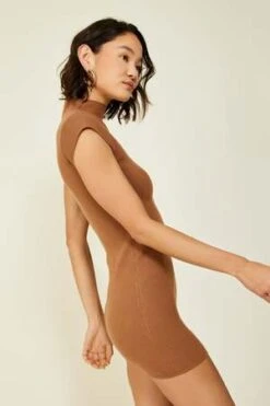 Line & DotRumi Sweater Dress - Cafe -AGOLDE Store Rumi Sweater Dress in Cafe 20231026231723 2