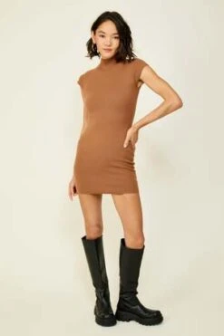 Line & DotRumi Sweater Dress - Cafe