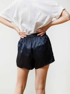 PrioryRunning Short - Crushed Slinky Midnight -AGOLDE Store Running Short Crushed Slinky Midnight 20200308164510 1