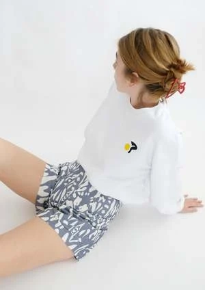 OhSevenDaysSAMPLE Poche Shorts - Rosa Print 4 OhSevenDaysSAMPLE Poche Shorts - Rosa Print - Image 2