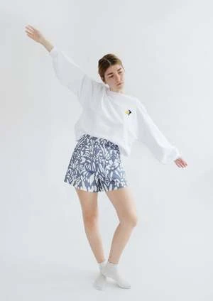 OhSevenDaysSAMPLE Poche Shorts - Rosa Print 6 OhSevenDaysSAMPLE Poche Shorts - Rosa Print - Image 4