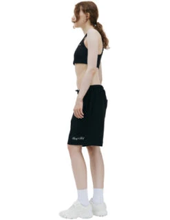 Sporty & RichCursive Shorts - Black -AGOLDE Store SPORTY RICH Black Cursive shorts 20230823075511 1