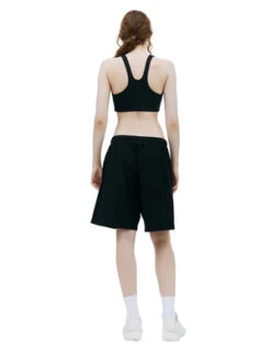 Sporty & RichCursive Shorts - Black -AGOLDE Store SPORTY RICH Black Cursive shorts 20230823075512