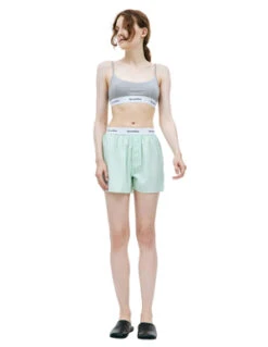 Sporty & Richcotton Serif Bra - Grey -AGOLDE Store SPORTY RICH Grey cotton Serif bra 20230823075135 2