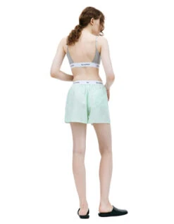 Sporty & Richcotton Serif Bra - Grey -AGOLDE Store SPORTY RICH Grey cotton Serif bra 20230823075136