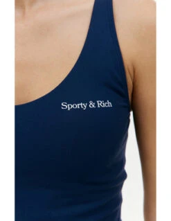 Sporty & RichBonded Tank Top - Navy -AGOLDE Store SPORTY RICH Navy Bonded tank top 20230707065657 2
