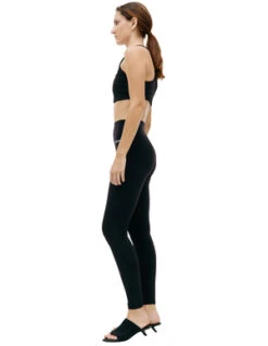 Sporty & RichSPORTY & RICH Running Printed Leggings - Black -AGOLDE Store SPORTY RICH Running printed leggings 20230707065622 1
