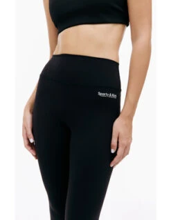 Sporty & RichSPORTY & RICH Running Printed Leggings - Black -AGOLDE Store SPORTY RICH Running printed leggings 20230707065623 1