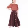 Atelier DelphineSaki Skirt - Aubergine -AGOLDE Store Saki Skirt Aubergine 20230824010559