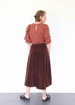 Atelier DelphineSaki Skirt - Aubergine -AGOLDE Store Saki Skirt Aubergine 20230824010600 1