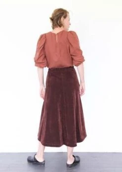 Atelier DelphineSaki Skirt - Aubergine -AGOLDE Store Saki Skirt Aubergine 20230824010601 2
