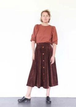 Atelier DelphineSaki Skirt - Aubergine -AGOLDE Store Saki Skirt Aubergine 20230824010602 2
