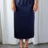 TibiSatin Slip Skirt - Dark Navy -AGOLDE Store Satin Slip Skirt 20230515234151