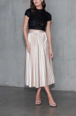 SaylorPavla Skirt - White Gold