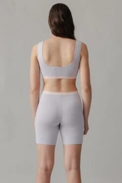 LOCLAIREScallop Bike Short - Marshmallow -AGOLDE Store Scallop Bike Short Marshmallow 20200423135616 2