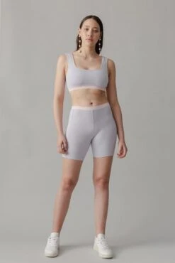 LOCLAIREScallop Bike Short - Marshmallow