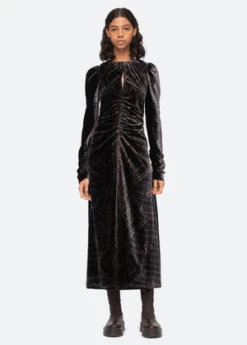 Sea New YorkDelphine Stretch Velvet Cutout Dress - Multi -AGOLDE Store Sea NY Delphine Stretch Velvet Cutout Dress Multi 20230925182253 1