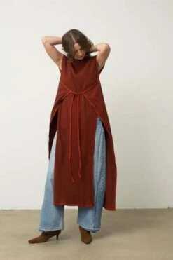 BaserangeShaw Punica Sleeveless Kaftan -AGOLDE Store Shaw Punica Sleeveless Kaftan 20230920210308 1