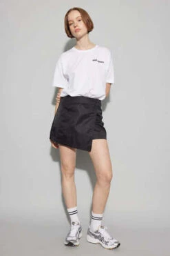 Oval SquareShine Skirt - Black -AGOLDE Store Shine Skirt Black 20231004060120 1