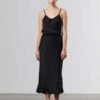 Laing HomeSilk Midi Slip Skirt - Black 2 Laing HomeSilk Midi Slip Skirt - Black -AGOLDE Store Silk Midi Slip Skirt Black 20231008030956